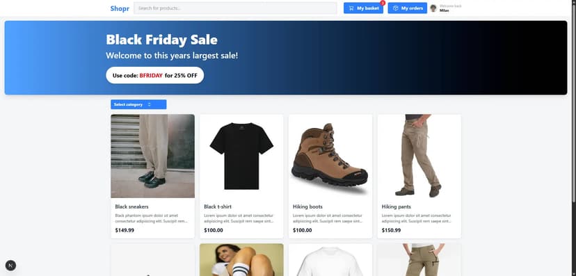 Ecommerce app